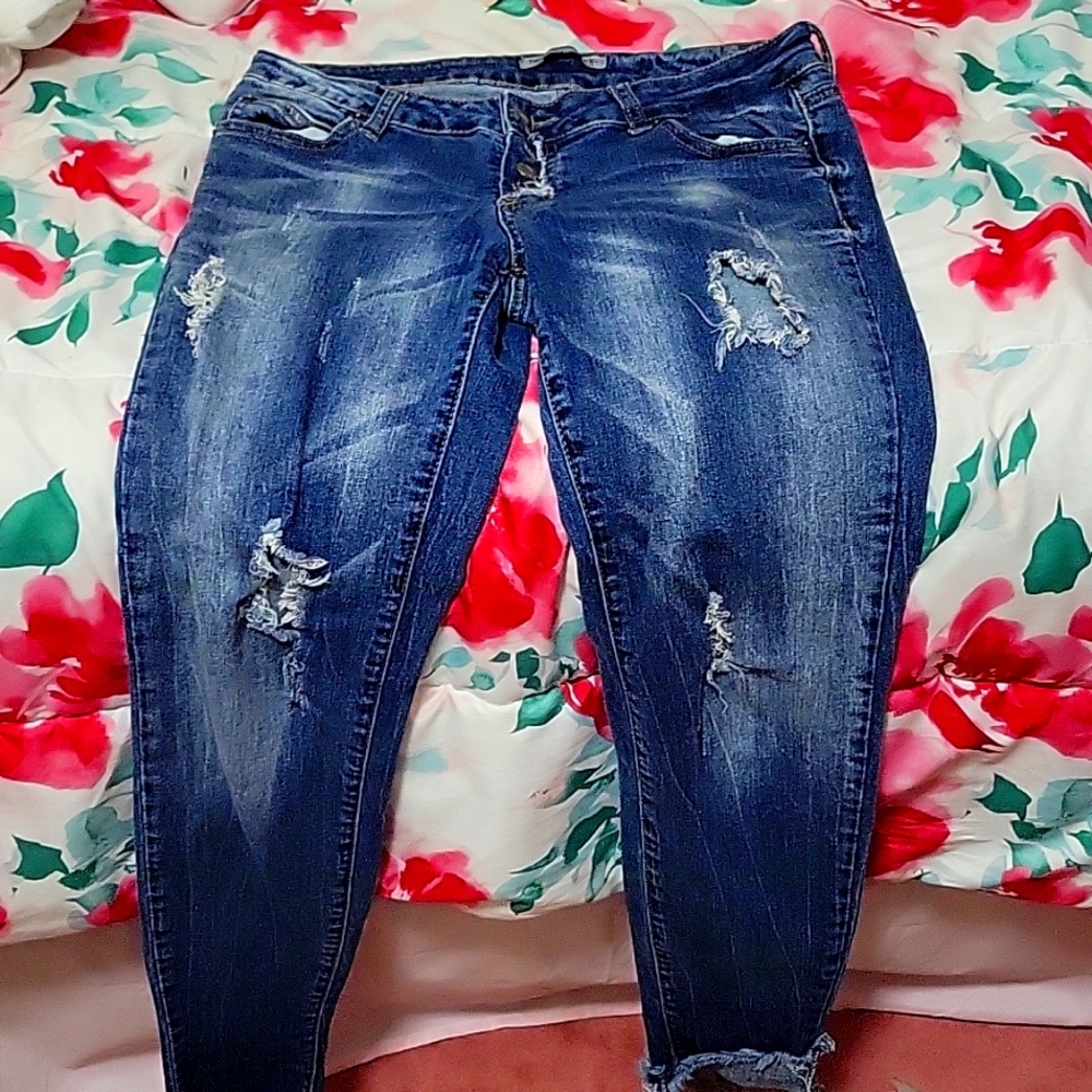 21 black jeans